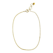 Load image into Gallery viewer, Make Your Own Necklace Base - Gold Mini Flashy