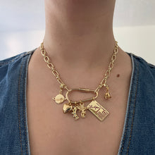 Load image into Gallery viewer, Make Your Own - Gold Carabiner Necklace Base