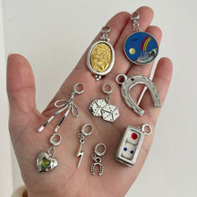 Load image into Gallery viewer, Mystery Clip-Anywhere Charm Pack Of 9 - Silver