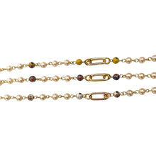 Load image into Gallery viewer, Charm Holder Necklace Base - Cloisonné Faux Pearl 6mm