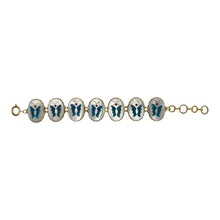 Load image into Gallery viewer, Blue Heart Bracelet