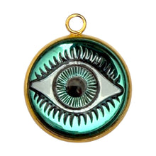 Load image into Gallery viewer, Single Charm - Blue Glass Eye