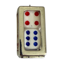 Load image into Gallery viewer, Single Charm - Silver Dice in Cage