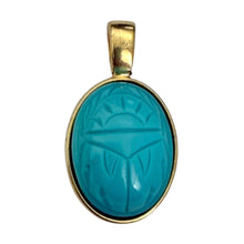 Load image into Gallery viewer, Single Charm - Blue Scarab