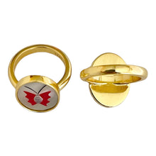 Load image into Gallery viewer, Custom 14k Gold Vermeil Signet Ring - Size 7