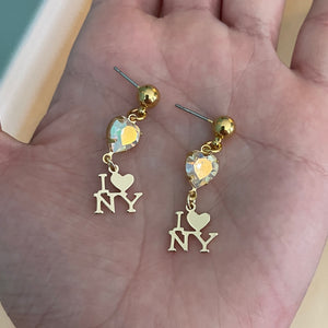 I <3 NY Earrings