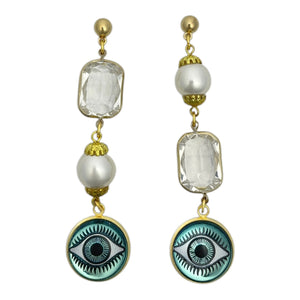 Blue Eyes Earrings