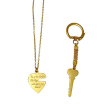 Load image into Gallery viewer, His + Hers Necklace/Keychain Set
