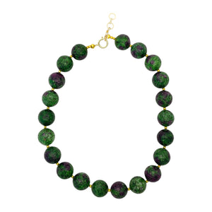 Ruby Zoisite Necklace