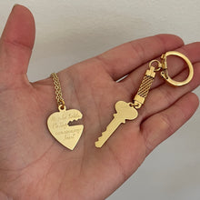 Load image into Gallery viewer, His + Hers Necklace/Keychain Set
