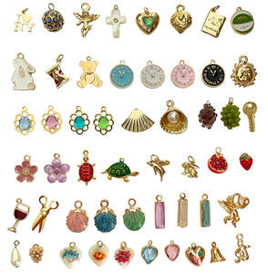 Gold Clip Anywhere Charms - Small