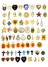 Load image into Gallery viewer, Gold Clip Anywhere Charms - Large
