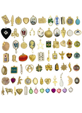 Load image into Gallery viewer, Custom Gold Keychains - Pick 3 Charms
