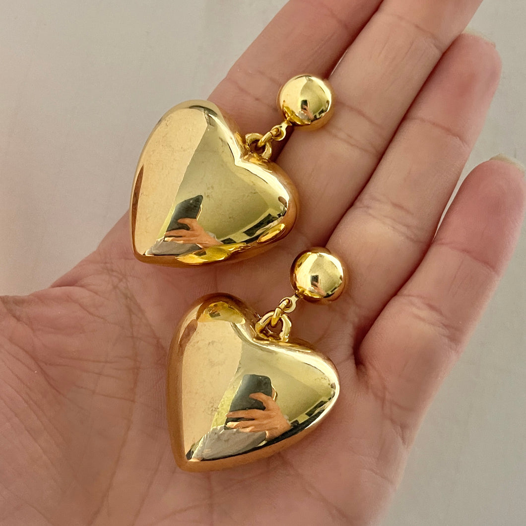 Puffy Heart Earrings