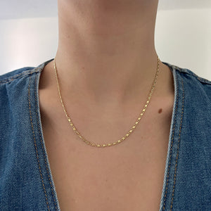 Make Your Own Necklace Base - Gold Mini Flashy