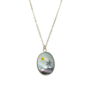 Mother Of Pearl Beach Necklace