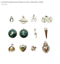 Load image into Gallery viewer, Silver Custom Charm Necklaces
