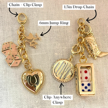 Load image into Gallery viewer, Gold Clip Anywhere Charms - Extra Large
