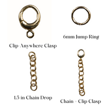 Load image into Gallery viewer, Gold Clip Anywhere Charms - Small
