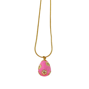 Pink Egg Necklace