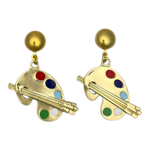 Paint Palette Earrings