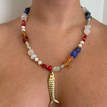 Load image into Gallery viewer, Fish Stones Necklace
