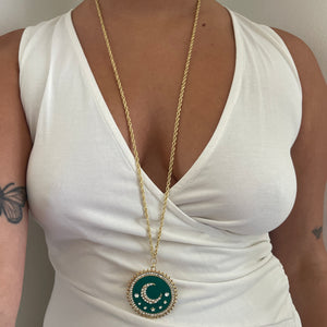 CZ Stars Necklace - 30in