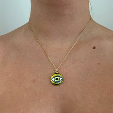 Load image into Gallery viewer, Yellow Eye Necklace
