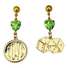 Load image into Gallery viewer, Lucky Green Earrings
