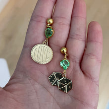 Load image into Gallery viewer, Lucky Green Earrings
