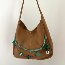 Load image into Gallery viewer, Blue Suede Tote (1/1)
