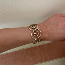 Load image into Gallery viewer, Sterling Silver Swirl Cuff
