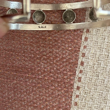 Load image into Gallery viewer, Sterling Silver Framed Ball Cuff
