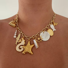 Load image into Gallery viewer, Ocean Angel Charm Necklace
