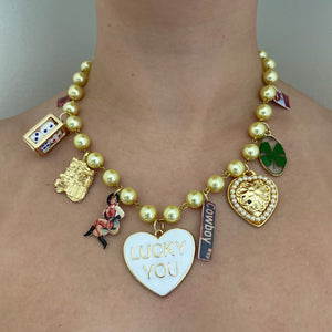 No Dice Charm Necklace