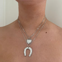 Load image into Gallery viewer, Silver Lucky Heart Necklace
