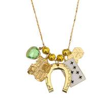 Load image into Gallery viewer, Lucky Mosaic Necklace (Gold)
