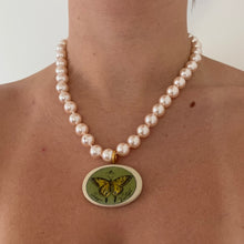 Load image into Gallery viewer, Pearly Sagefly Necklace (1/1)
