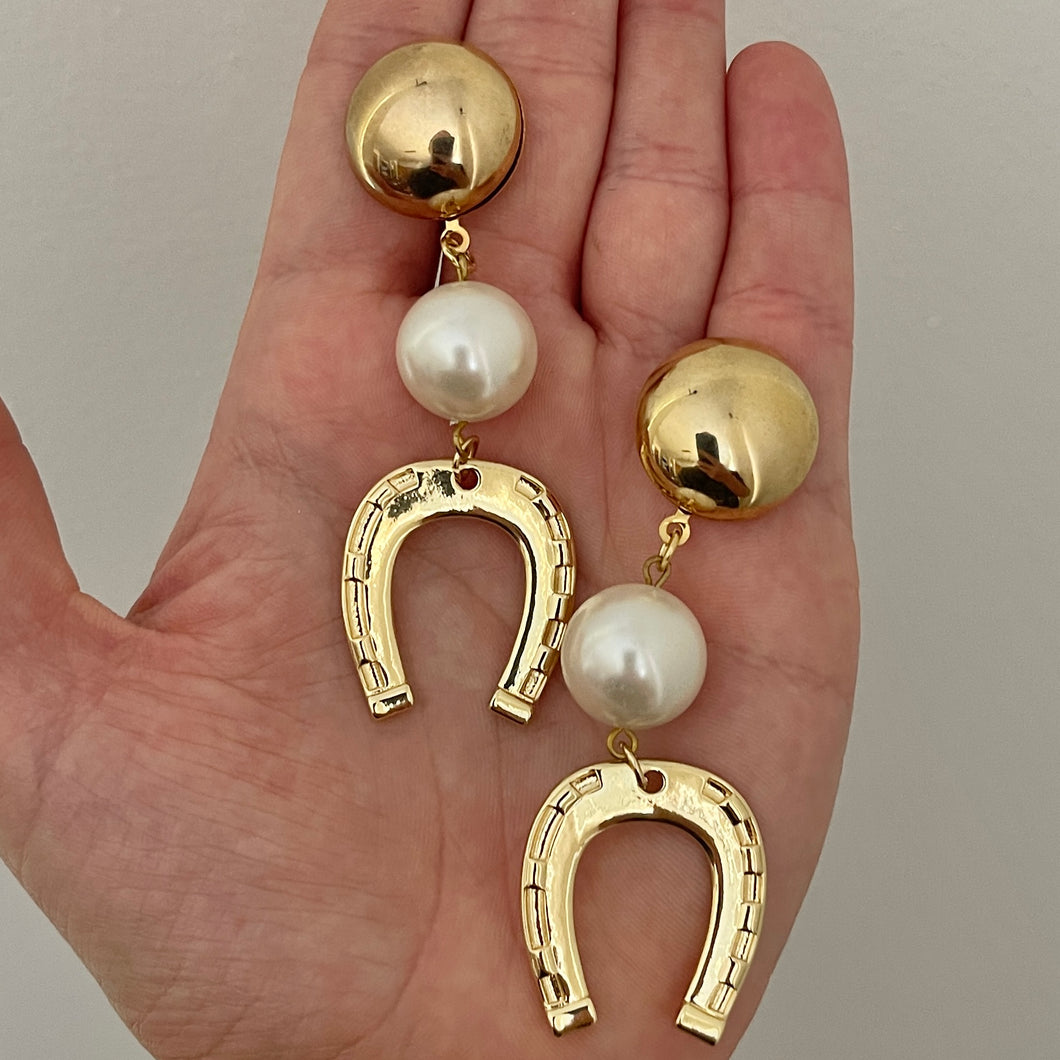 Gold Luck Earrings