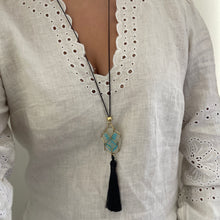 Load image into Gallery viewer, Silk Cord Cage Necklace *Customizable*
