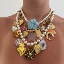 Load image into Gallery viewer, Blue Lilly Necklace (1/1)
