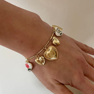 All Hearts Charm Bracelet