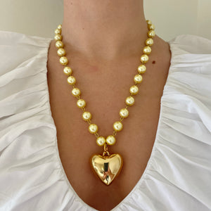 Yellow Hearts Necklace