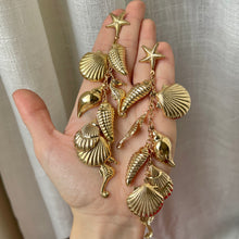 Load image into Gallery viewer, Statement Seashell Collage Earrings - Deadstock
