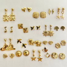 Load image into Gallery viewer, Deadstock Gold Plated Earring Sets - You Choose
