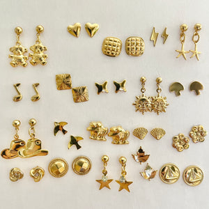 Deadstock Gold Plated Earring Sets - You Choose