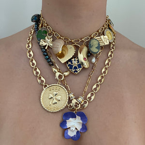 Pavé Pansy Necklace