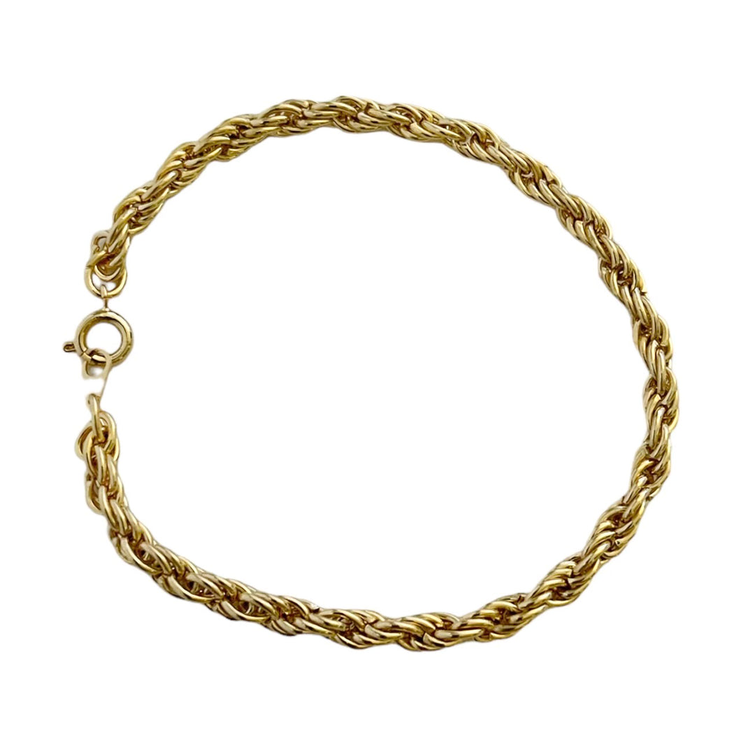 Gold Rope Bracelet