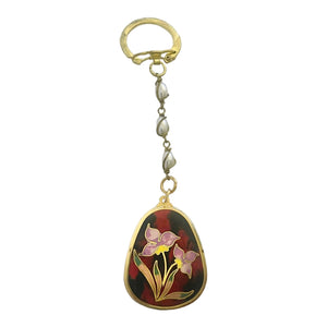 Red Enamel Keychain