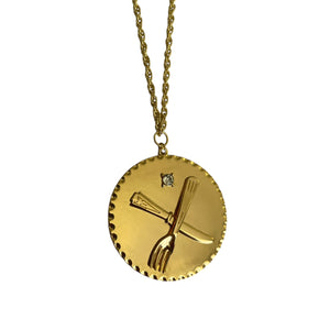 Knife + Fork Necklace - 30in
